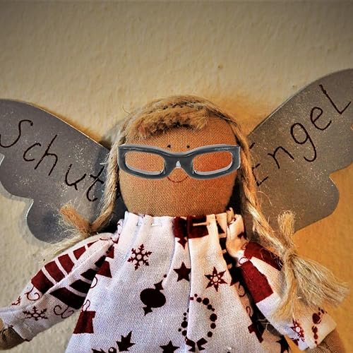 Miniatura 3 de TOYANDONA 60 lentes de sol para muñeca, mini anteojos negros para muñecas, accesorios de disfraces, manualidades