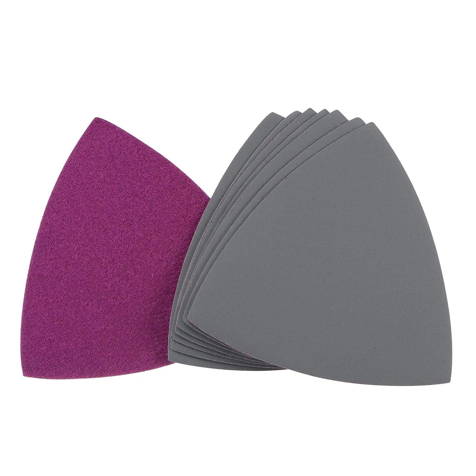 8PCS 2000 Grit Triangle Sanding Pad, Silicone Carbide Hook and Loop Sanding Pads fit 3-1/2" Oscillating Multi-Tool, Electrostatic Sand Planting Triangle Sandpaper for Wet and Dry Use