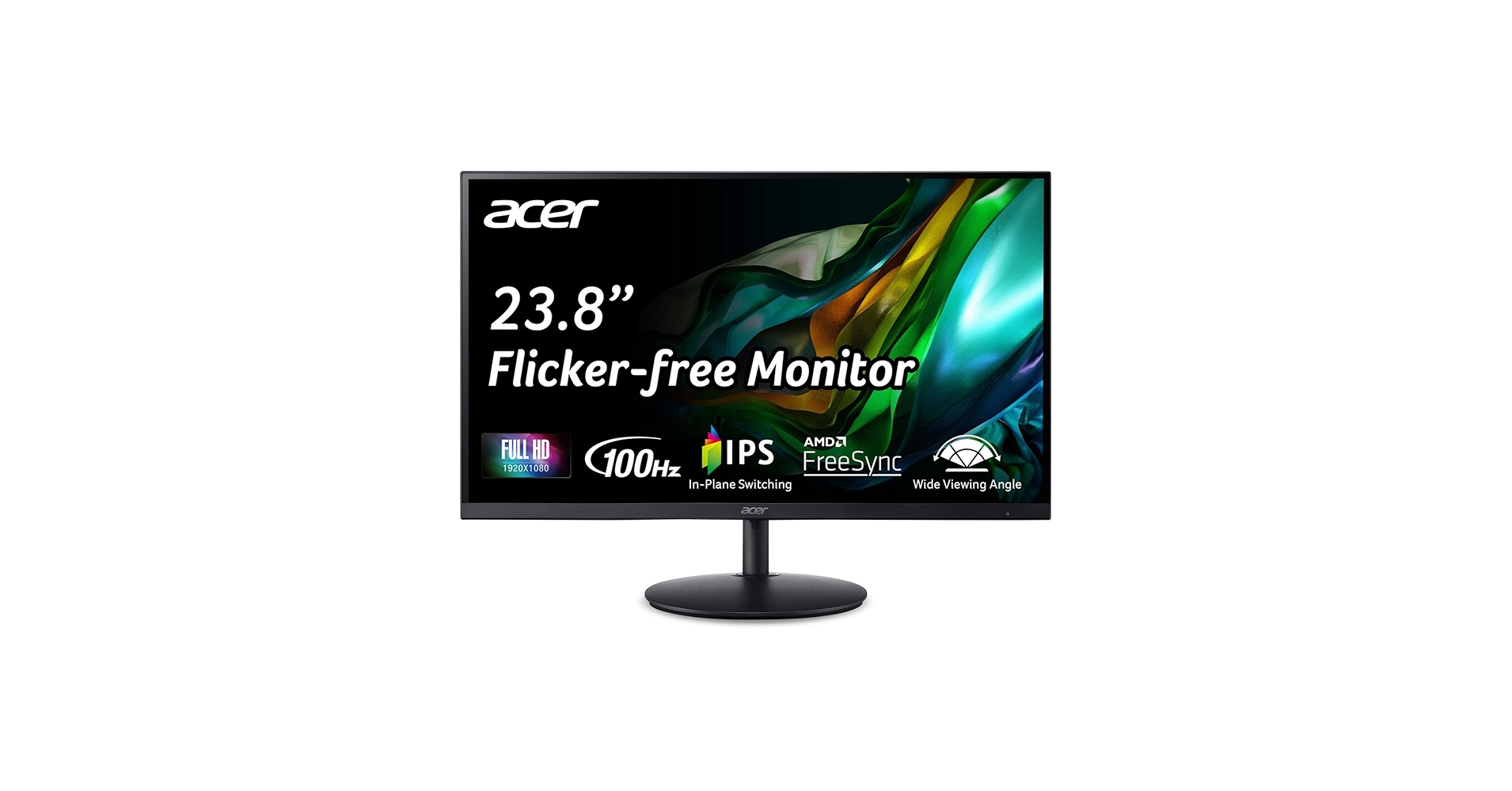Acer RL242Yymiixv 23.8インチ/60cm LCDモニター PCモニター RL2シリーズ ダークグレー RL242Yymiixv ［23.8型