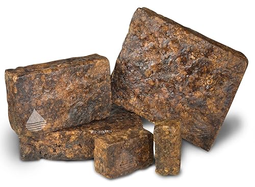 Aroma Depot Barras de jabón negro africano crudo de Ghana (15 libras)