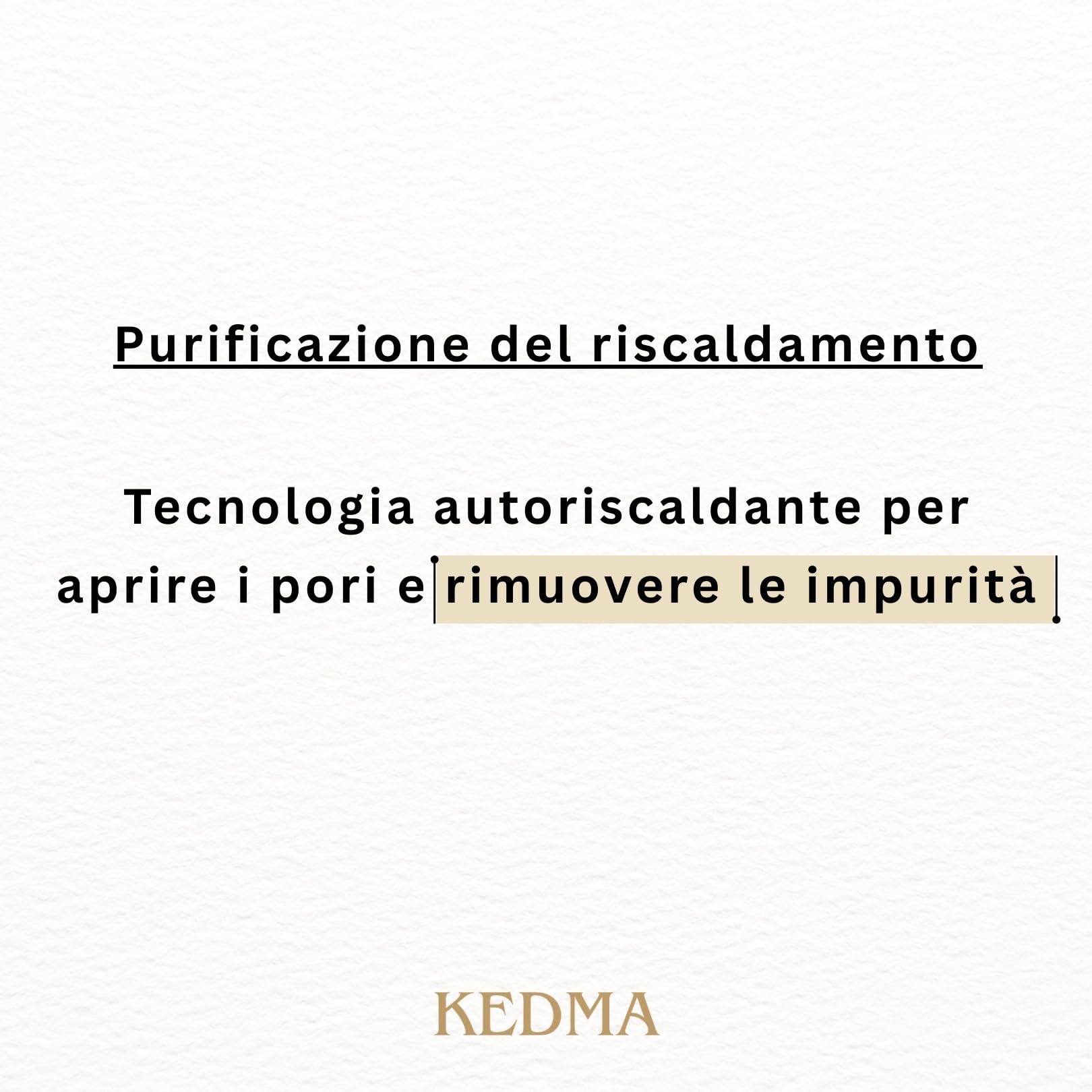 KEDMA - Maschera Viso Riscaldante ai Minerali del Mar Morto - 70g | La maschera sauna riscaldante al caolino aiuta a purificare i pori, mentre le vitamine nutrono la pelle.