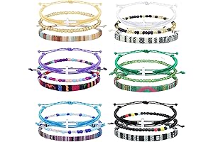 18 Pcs Christian Friendship Bracelets