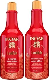 Inoar, Kit Latifah Shampoo e Condicionador Argan e Mirra 500ml