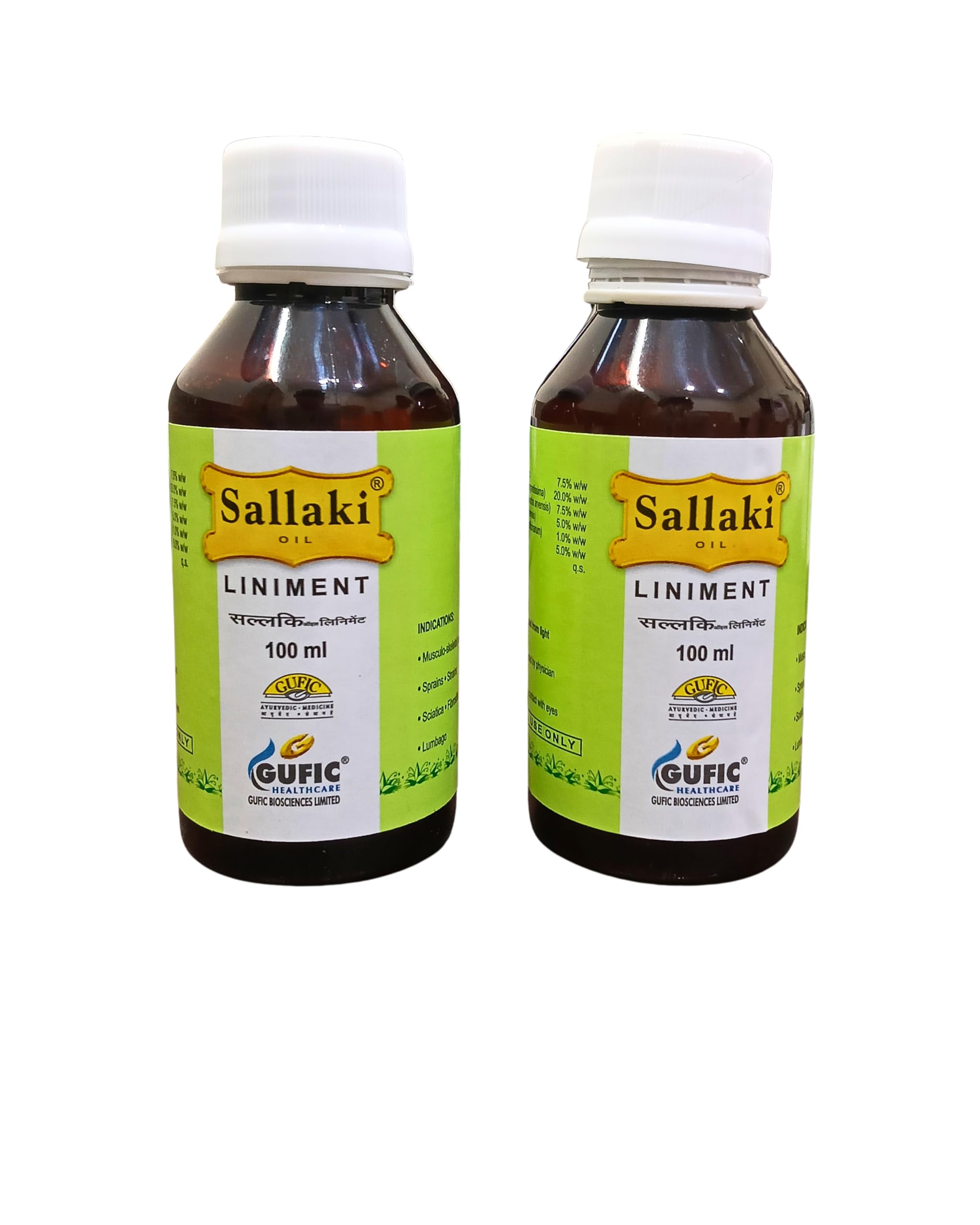 Sallaki Liniment Oil Pack of 2 (100ml each)) 200ml-image-28