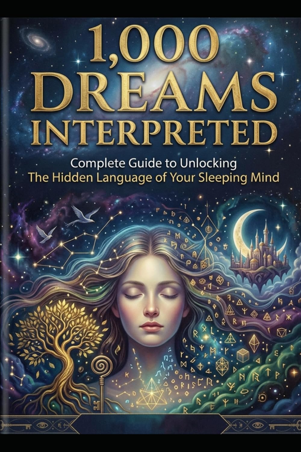 1,000 DREAMS INTERPRETED: Complete Guide to Unlocking Hidden Language of Your Sleeping Mind