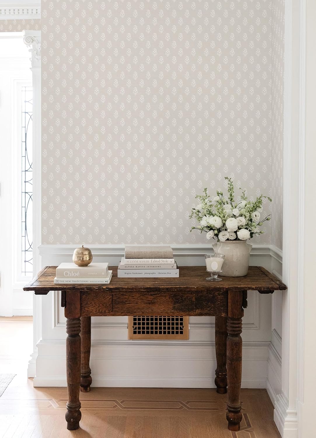 Nabela Noor Home NuWallpaper Safia Sand Peel and Stick Wallpaper, NNS6513