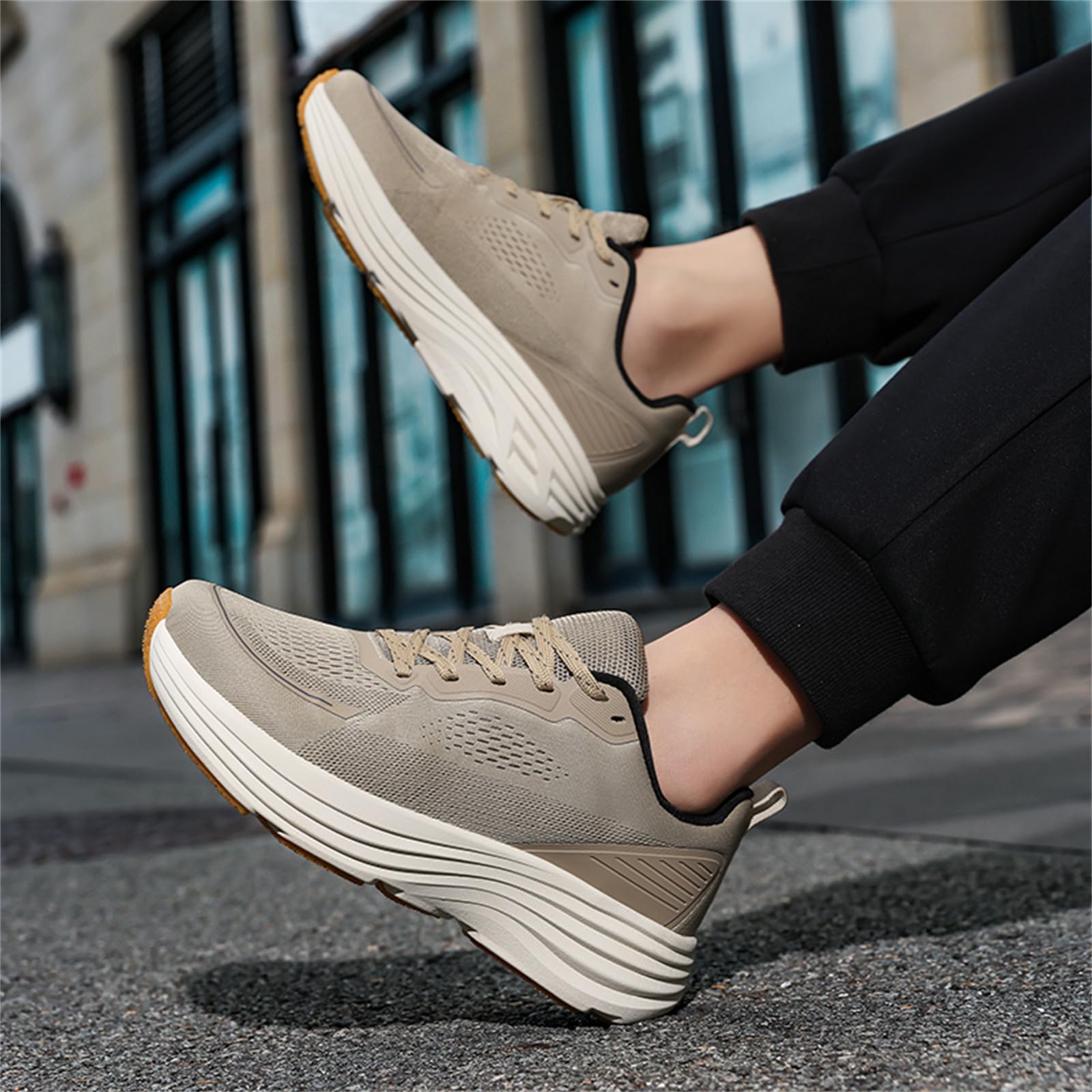 AONETIGER Zapatillas Deportivas Punta Ancha Mujer Transpirable Ligera Antideslizante Calzado Anchos Sneakers Casual Cómodas Running Zapatos para Correr Paseo Gimnasio Oficina Uso Diario Gr.39EU-46EU