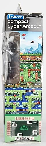 Miniatura 12 de Lexibook Consola de juegos portátil compacta Cyber Arcade, 250 juegos, LCD, funciona con pilas, videojuegos para niños, negro/azul/verde, JL2377