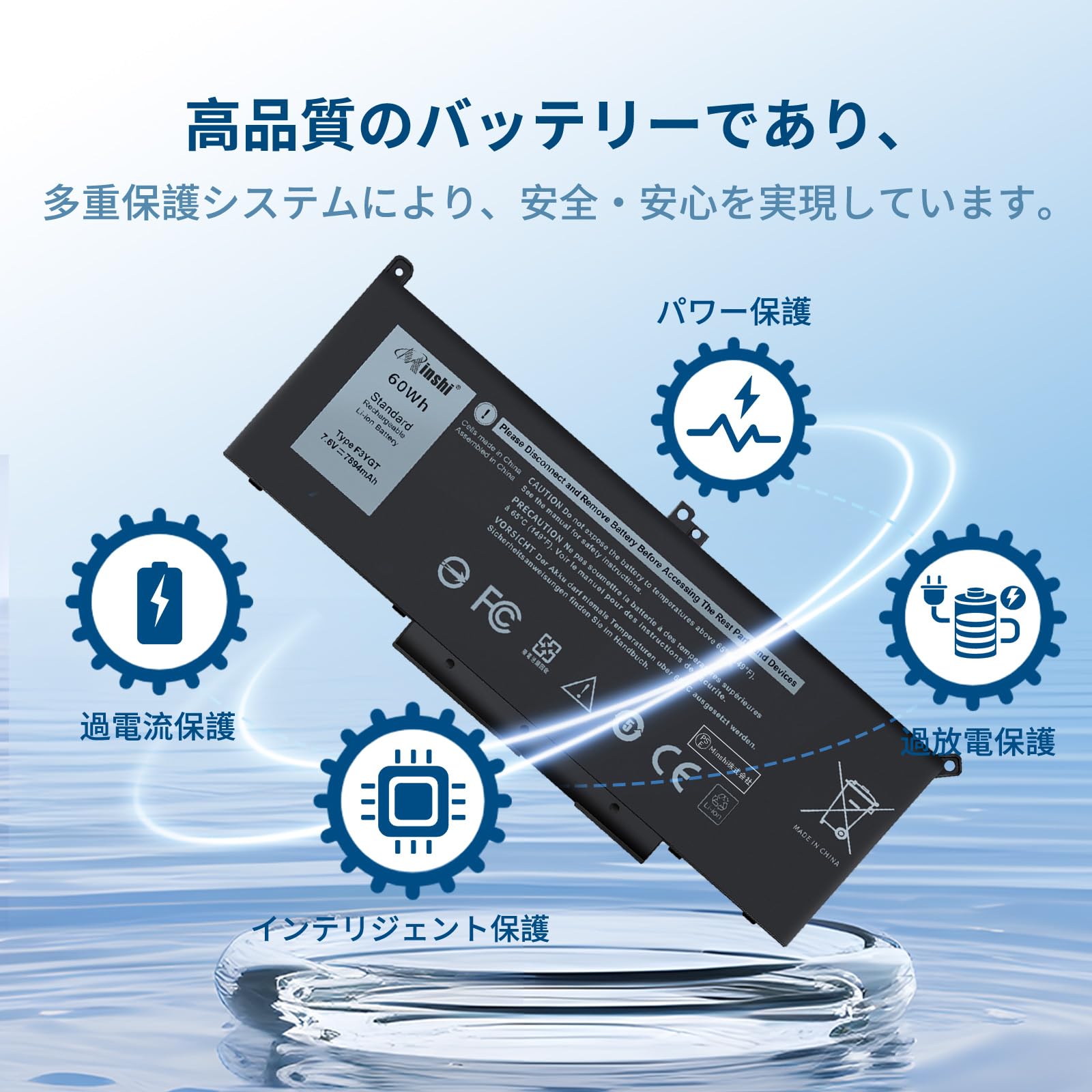 Amazon | デルDell対応 E7280 F3YGT Latitude12 7000 7290 13 7000