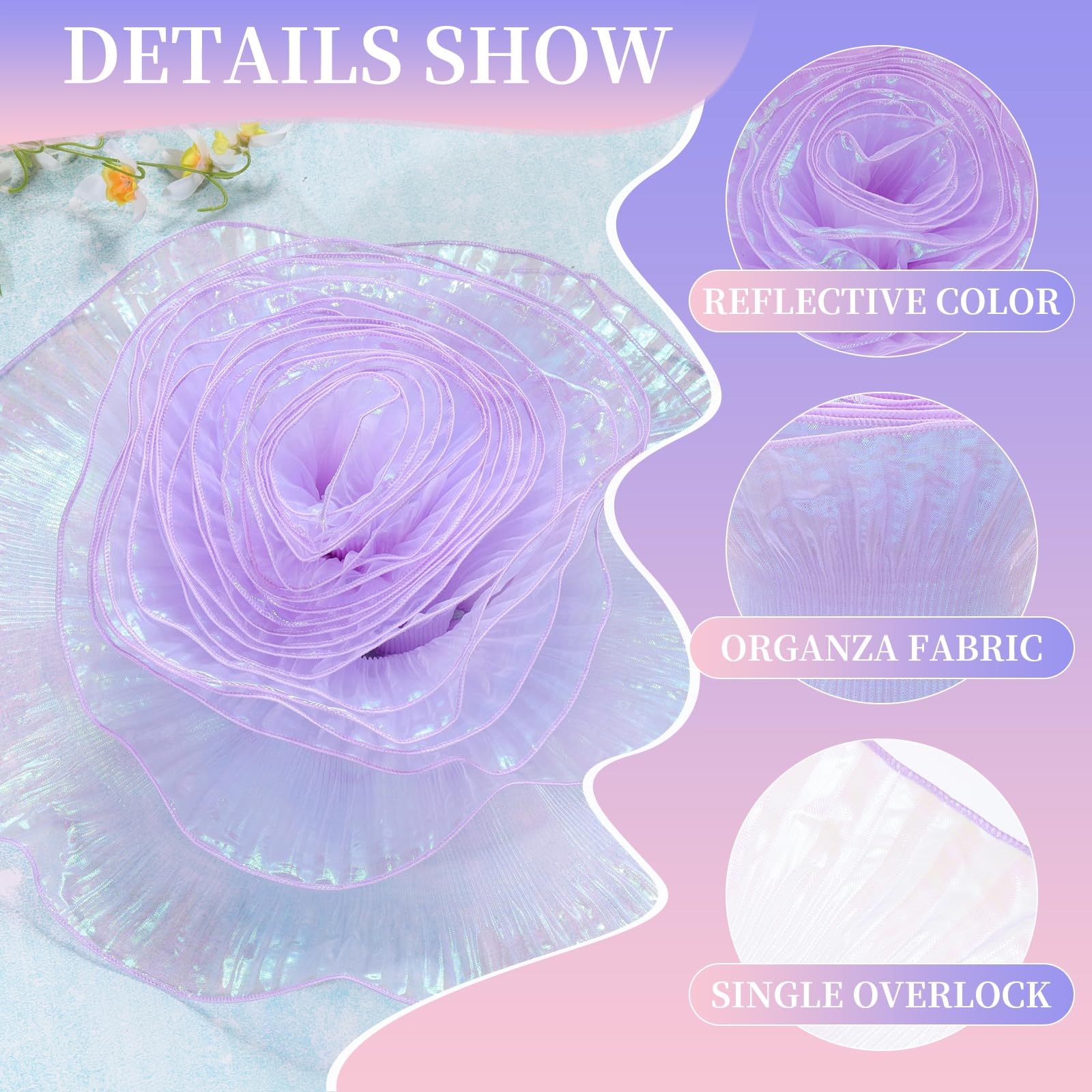 PATIKIL Ruffle Lace Trims - Image 3