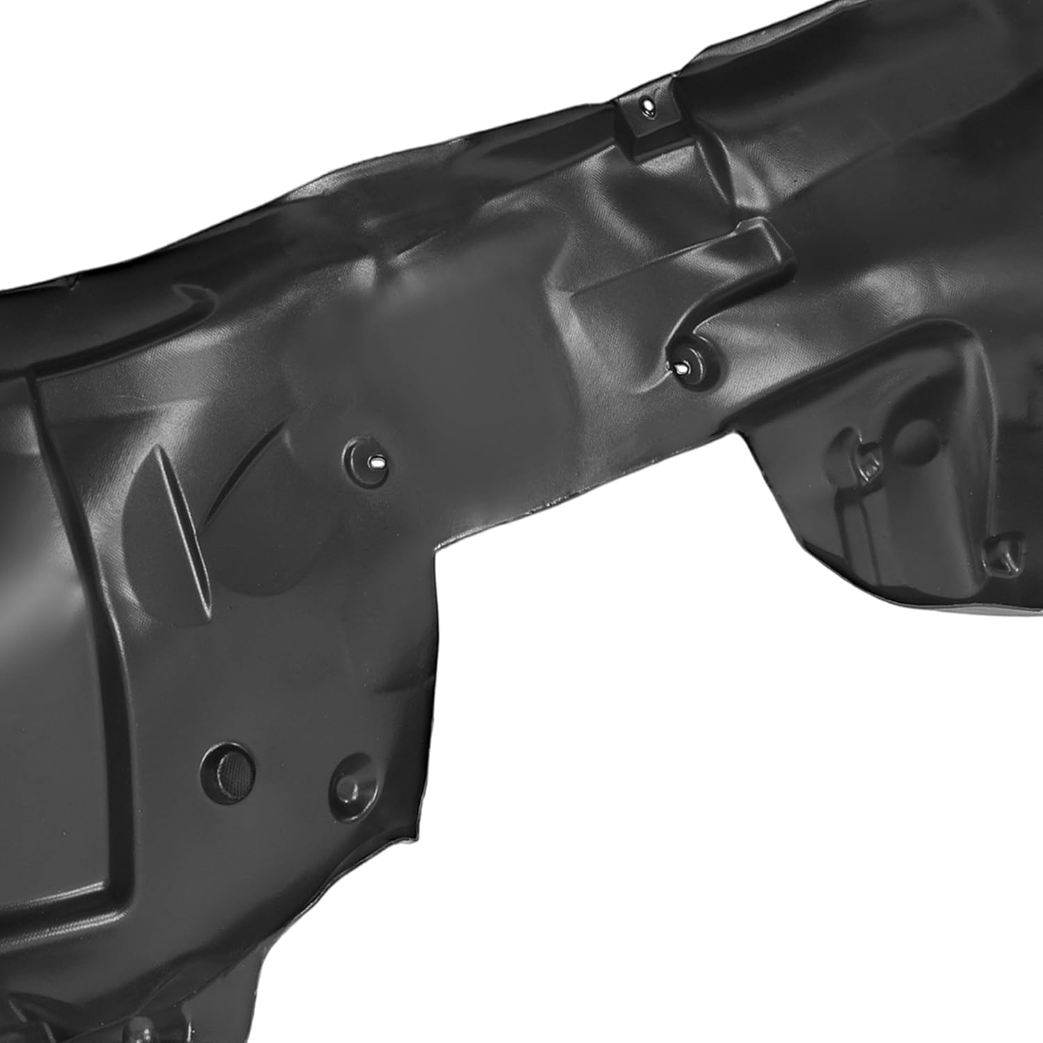 HECASA Front Inner Fender Liner Compatible with 2015-2017 Ford Mustang 2-Door Replacement for FO1248165 FR3Z16103A Splash Shield Guard Black Left Driver Side