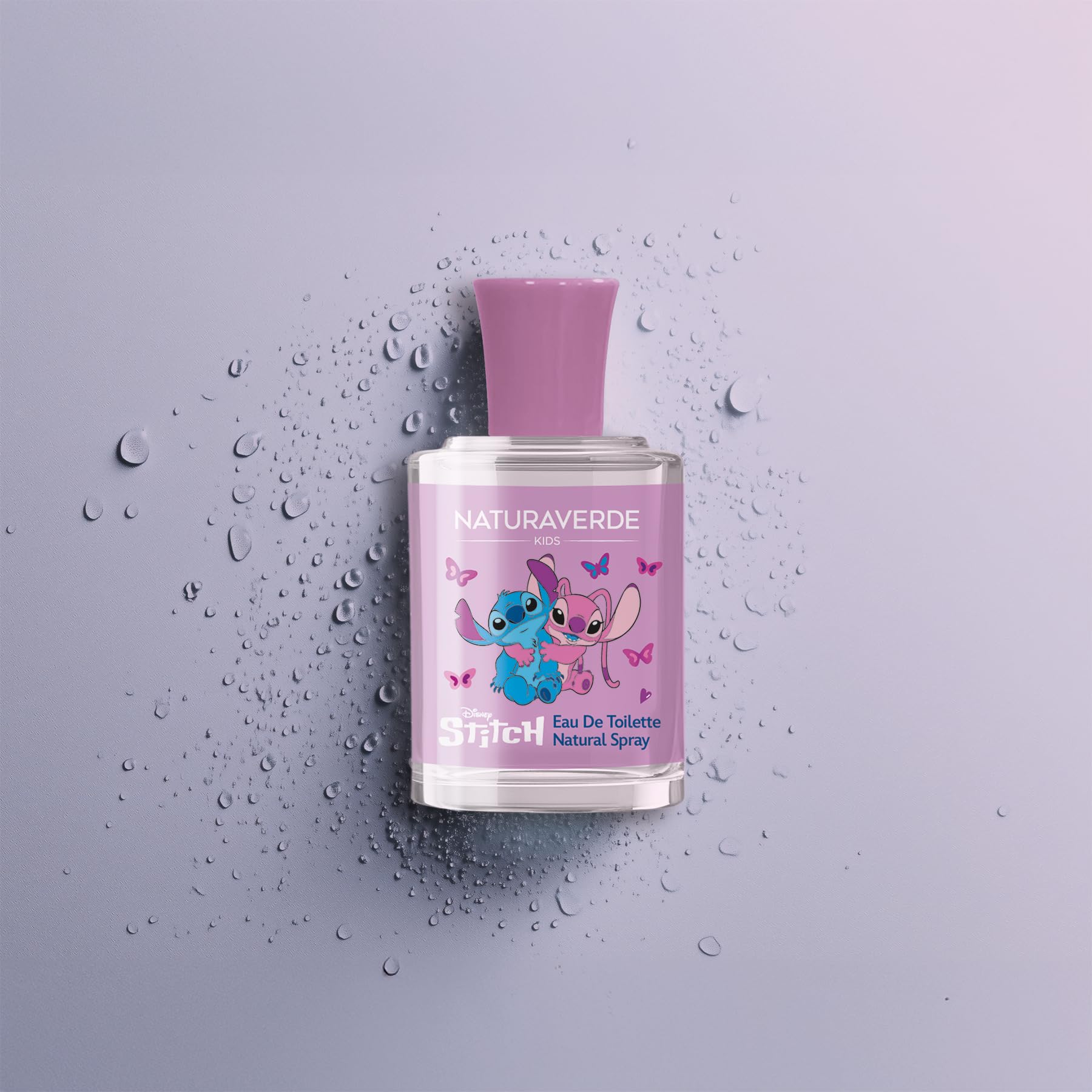 NATURAVERDE Kids -Stitch Eau De Toilette 30ml, Fragranza Leggera e Dolce per Bambine, Dermatologicamente Testato