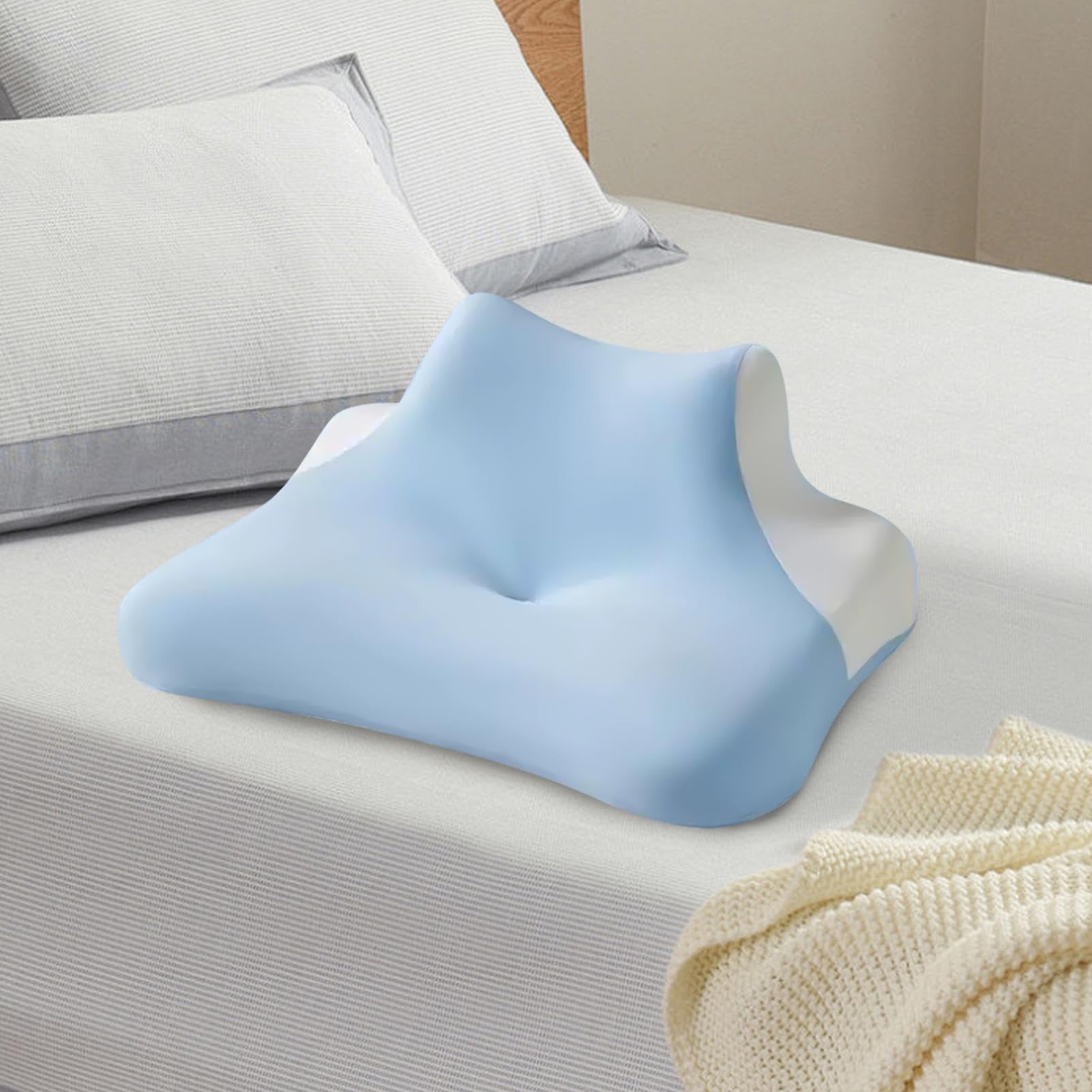 Poduszka Ortopedyczna Na Szyję I Kark Memory Foam Oddychająca Dla Komfortu