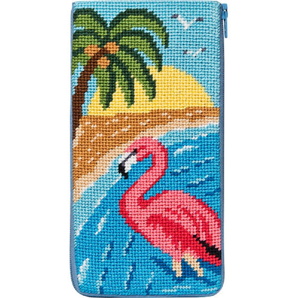 Amazon.com: Alice Peterson Stitch & Zip Needlepoint Eyeglass Case