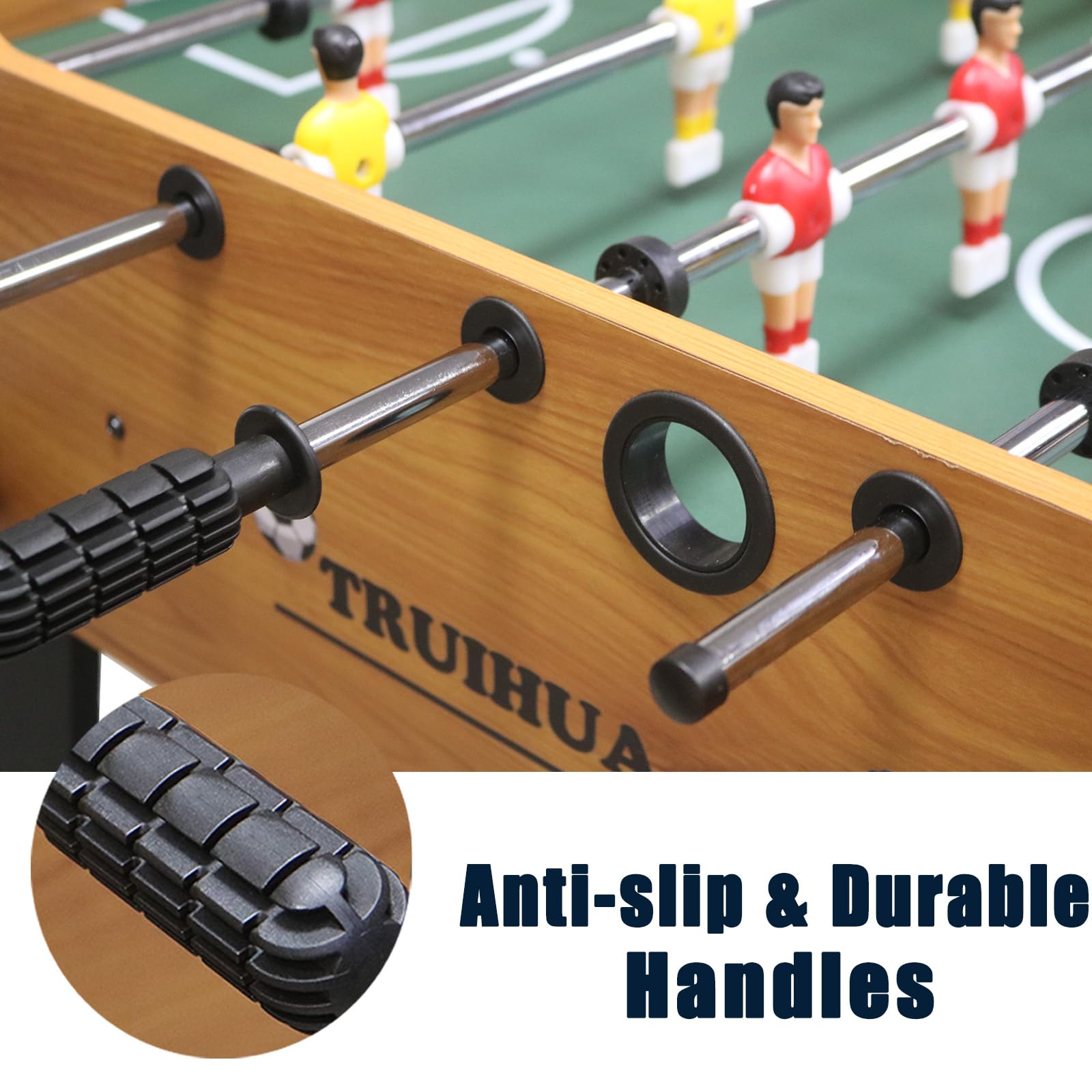 Baby Foot Pliable,Table de Football idéal pour Les fêtes, Les Bars, Les familles, Le Cadeau Parfait sur Pied 125 * 61 * 81cm