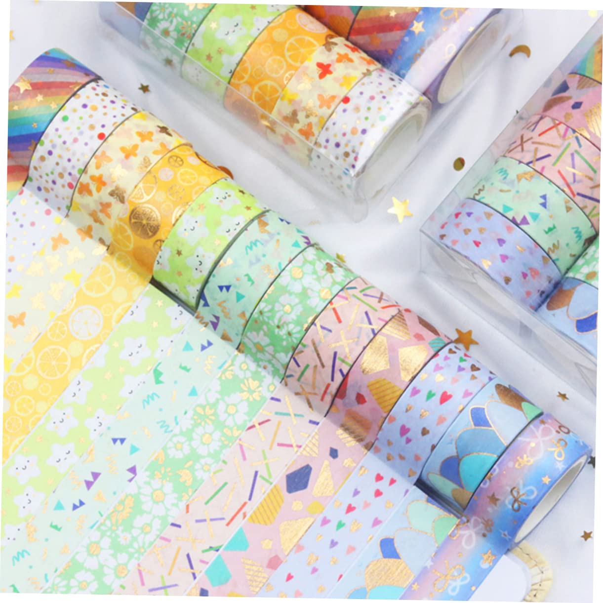 Operitacx 36rotoli Nastro Adesivo Decorativo Washi Con Design Elegante Per Scrapbooking e Di Nastro Adesivo Adatto Per Lavoretti Creativi e Decorazioni Artigianali