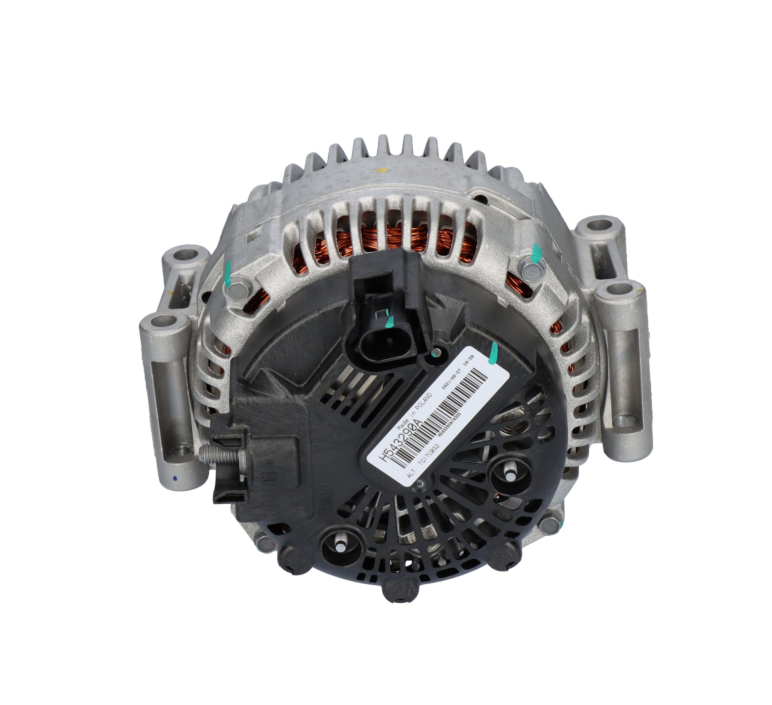 Valeo Alternatore 439583 - 180 Amp - 8 Scanalature - 14 V | Compatibile con: MERCEDES-BENZ G-CLASS, G-CLASS Cabrio, GL-CLASS, M-CLASS, M-CLASS, R-CLASS