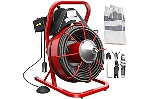 75FT x 1/2' Electric Drain Cleaning Plumbing Tool