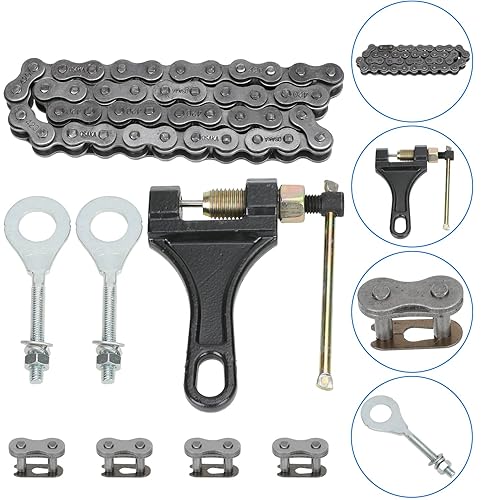 Miniatura 55 de YOXUFA Cadena de repuesto 420 para Coleman Mini Bike CT200U BT200X CT200U-EX Baja Warrior MB165 MB200 Predator 212cc 196cc 200cc 6.5hp Powersports