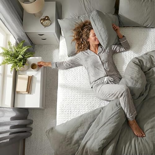 Miniatura 3 de PAULATO BY GA.I.CO - Protector de colchón impermeable California King, funda de colchón ajustable con bolsillo profundo, poliéster transpirable sin