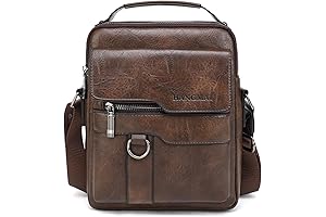 Monedero de cuero pequeño para hombre: bolso de hombro y bandolera para hombre