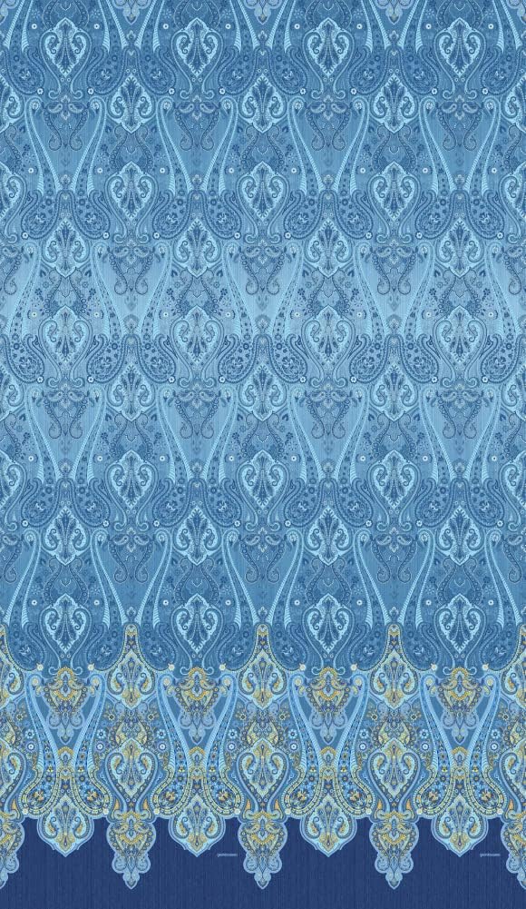 Bassetti Telo Arredo Granfoulard Copridivano - Gran Foulard per Divano in Cotone - Telo Copritutto, Vari Usi (Copriletto, Picnic, Tenda, Copritavolo) - Misura 350 x 270 cm Ragusa B1