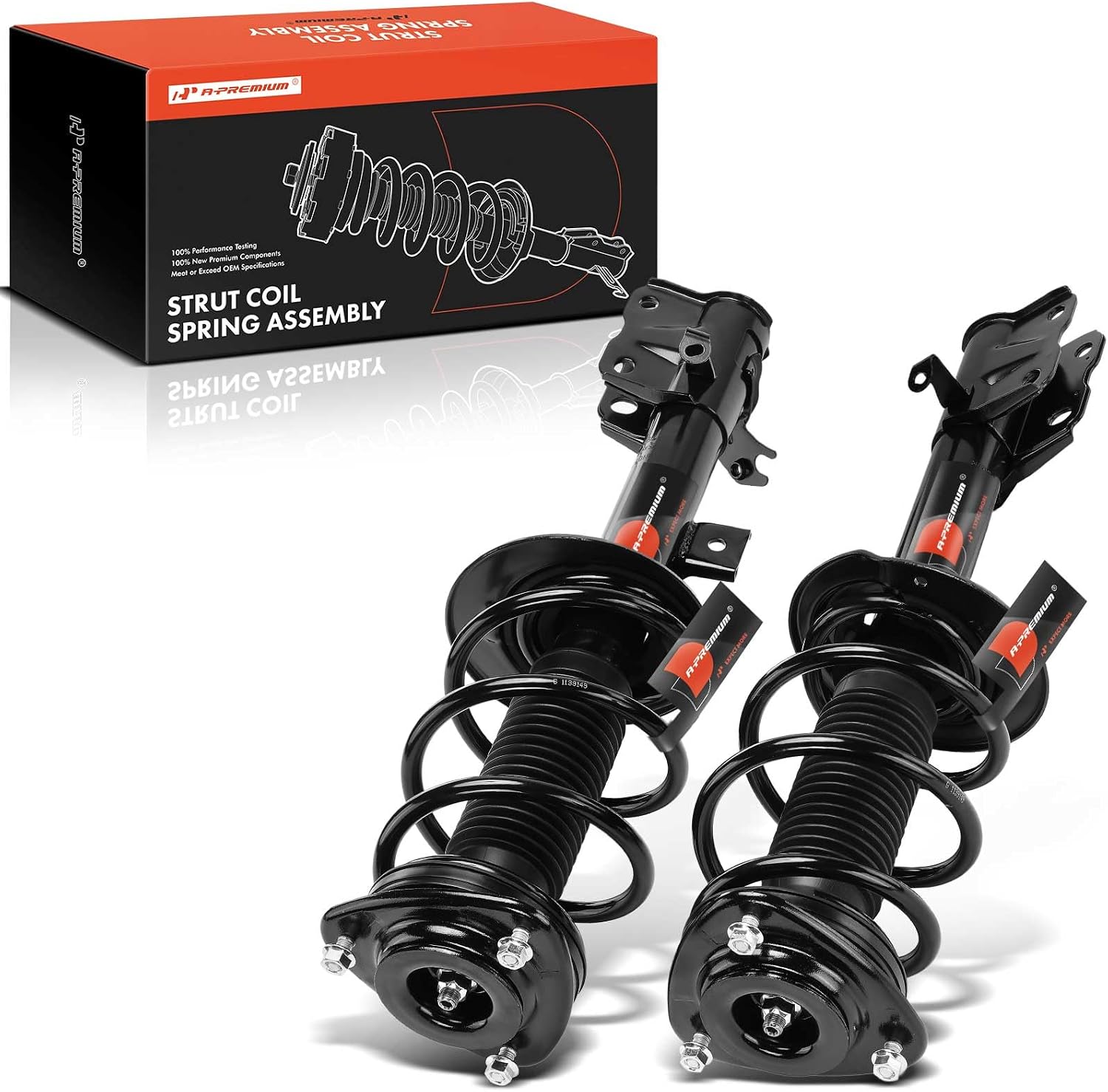 A-Premium Front Struts Compatible with Subaru Outback [2.5L] 2020 2021 2023-2x Replacement Suspension Complete Strut Assembly Shock with Coil Spring