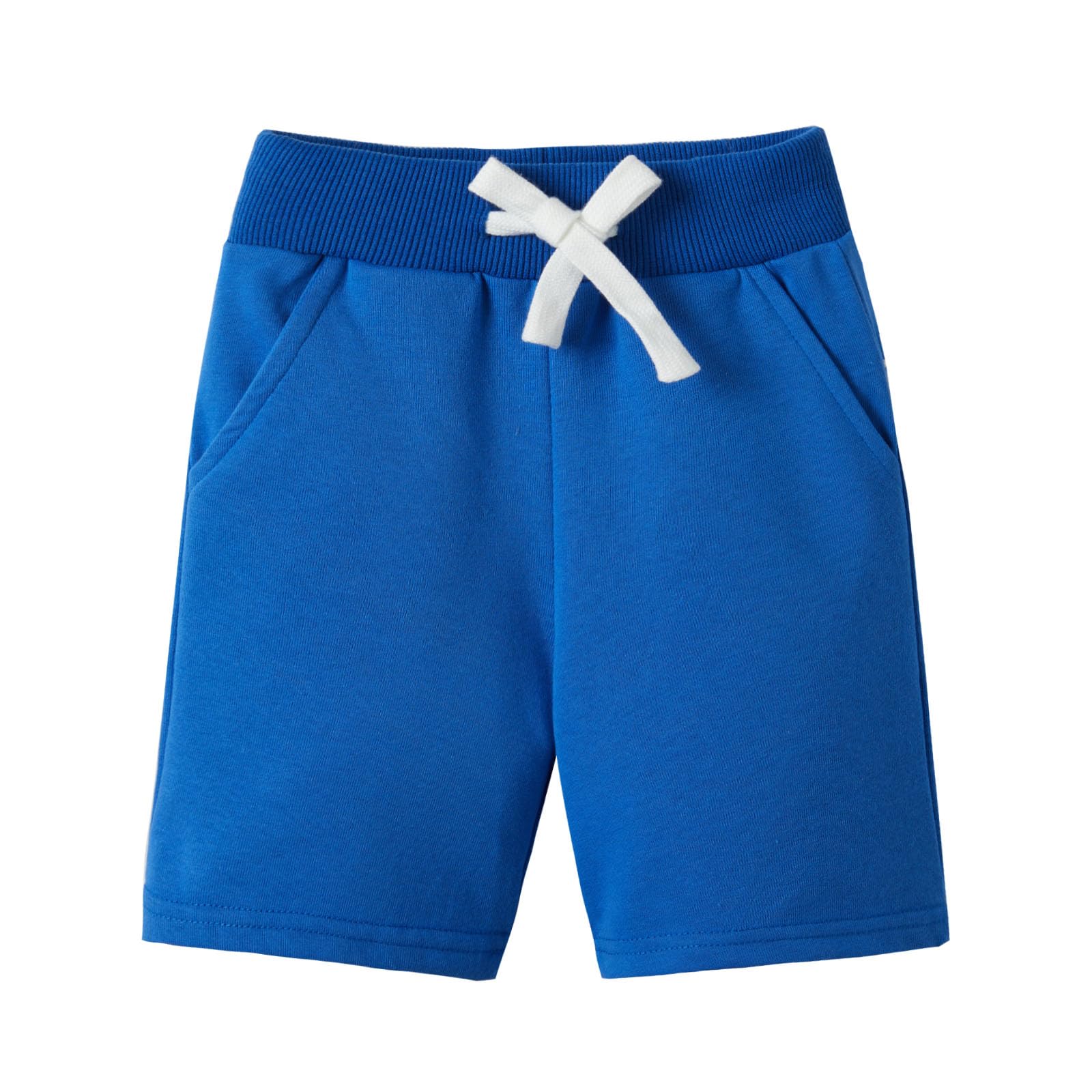 LittleSpringLittle Boys Pull On Knit Shorts with Pockets Jersey Soft