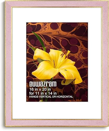 Miniatura 137 de Marco de gamuza de 10 x 13 pulgadas, marco individual, elegante marco verde de 10 x 13 pulgadas con paspartú para fotos de 8.5 x 11 pulgadas, para