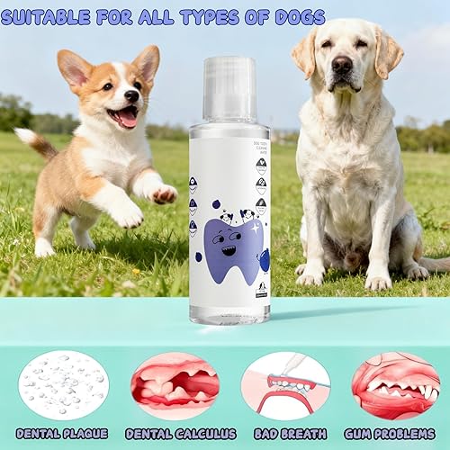 Miniatura 2 de 2 unidades Dental Plus, refrescan el aliento, fórmula natural, inodoro e sin sabor para combatir el sarro, para todas las mascotas