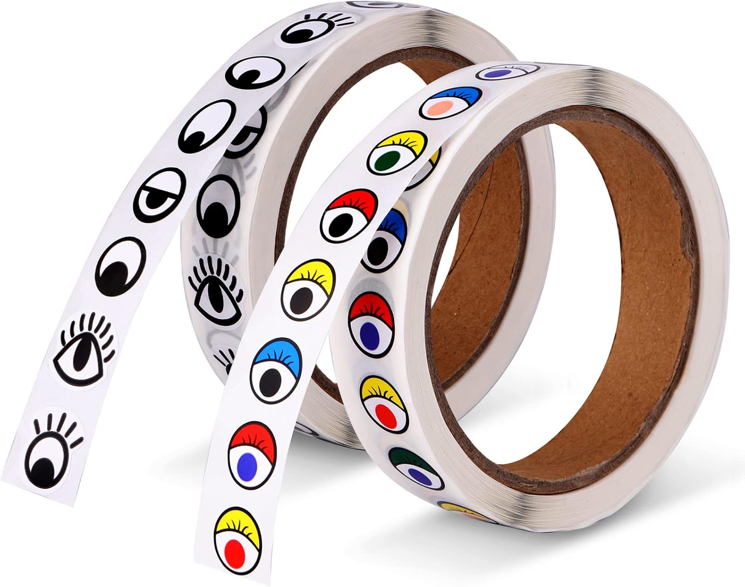 2000 Pieces Eye Stickers Labels. Eyes Self Adhesive Stickers for DIY Handmade Arts and Crafts Toys and Home Decoration(Mix Color)