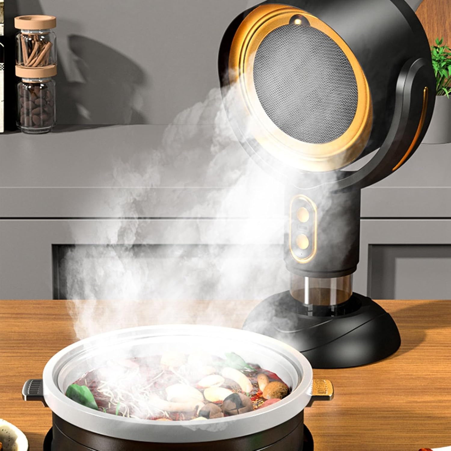 Portable Cooker Hood, Table Cooker Hood with 2Level Extractor Fan