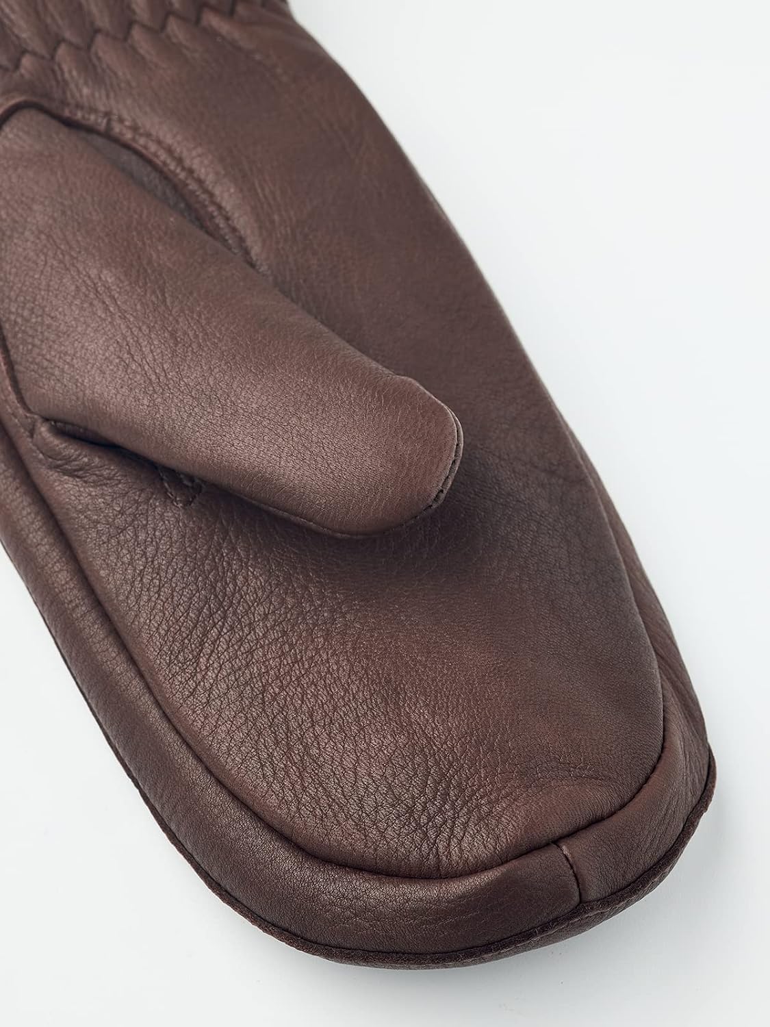 Hestra Women's Tiril Mitt, Deerskin Leather Mittens with Wool Lining for Cold Weather & Everyday Winter Wear
