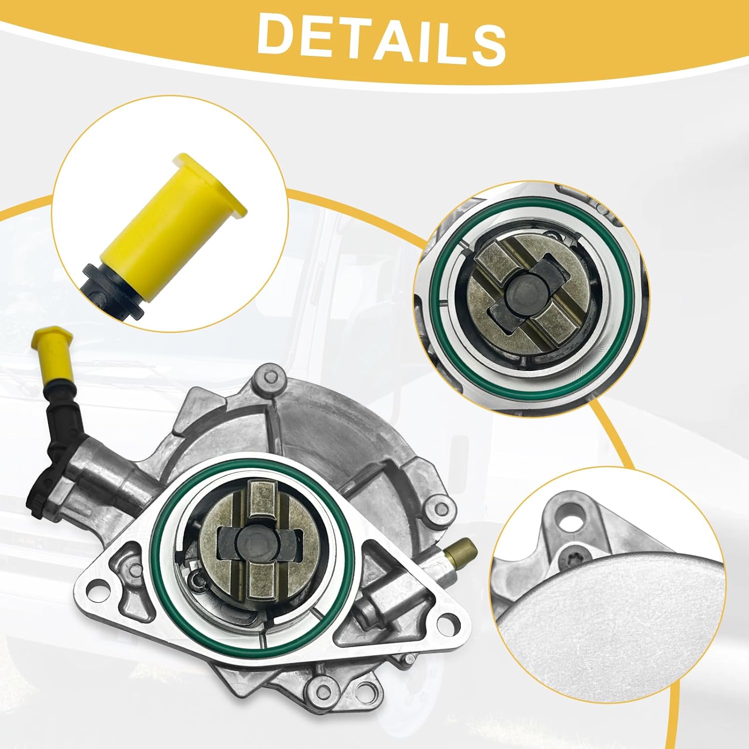 904-819 Brake Vacuum Pump Compatible with Mini Cooper R55 R56 2006-2015 R57 2008-2015 Mini JCW R58 R59 2010-2015 11667556919