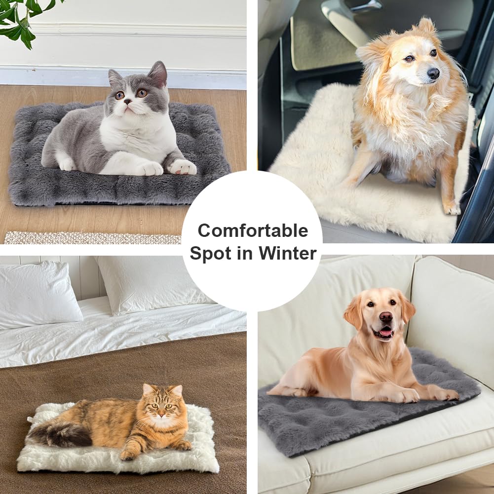 XIAPIA Cuccia per Gatti Coperta Autoriscaldante per Gatti e Cani, Coperta Addensato per Animali Domestici, Tappeto Termico per Gatto Senza Elettricità, Cuscino Autoriscaldante per Cane, Lavabile