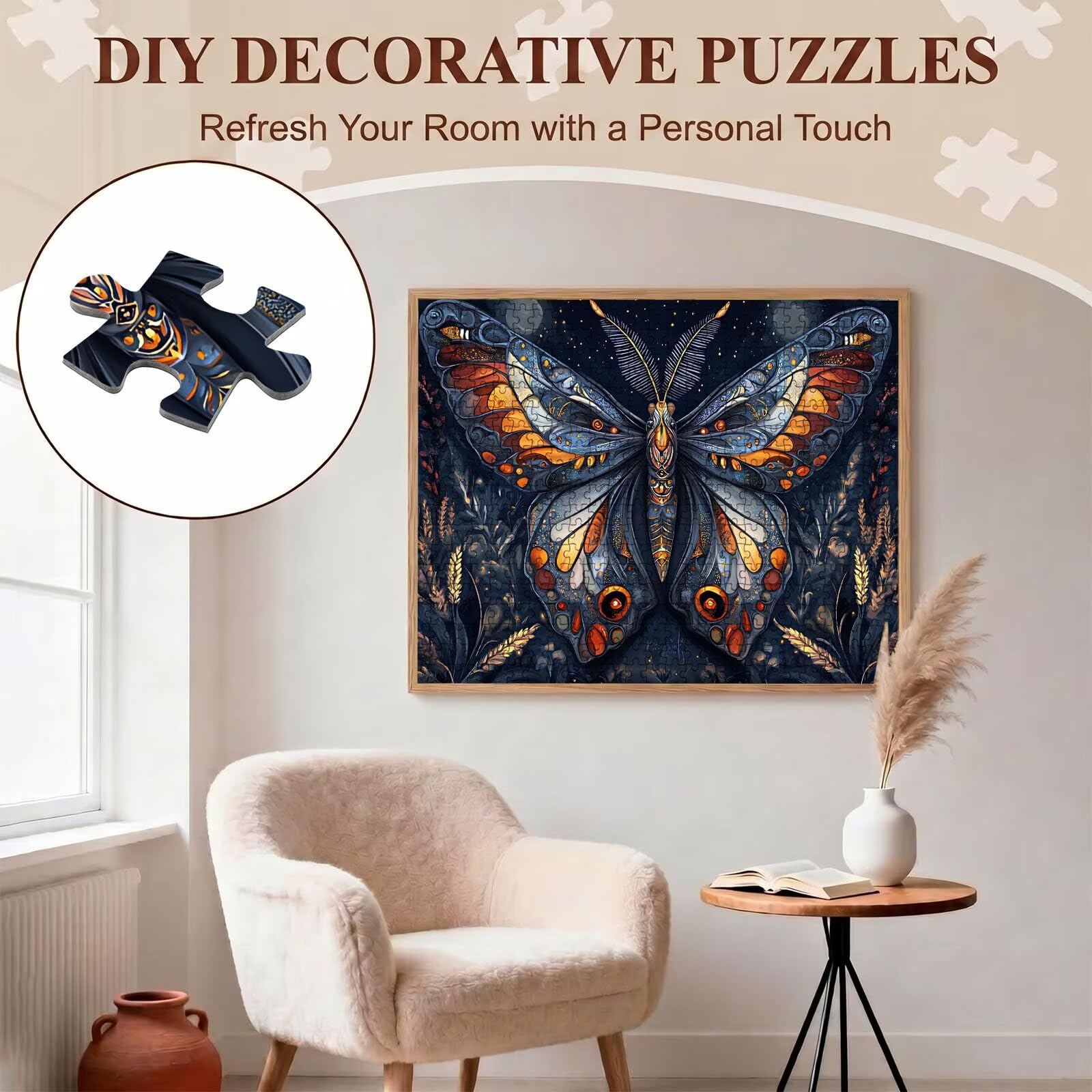 Puzzle 6000 Teile, Holzpuzzle Erwachsene 179 x 105 cm, Kniffliges Denksport Spiel, Großer Puzzlespaß für anspruchsvolle Liebhaber, Familienspiel, Puzzles für Dekor und Geschenk Tier Traum f0-156