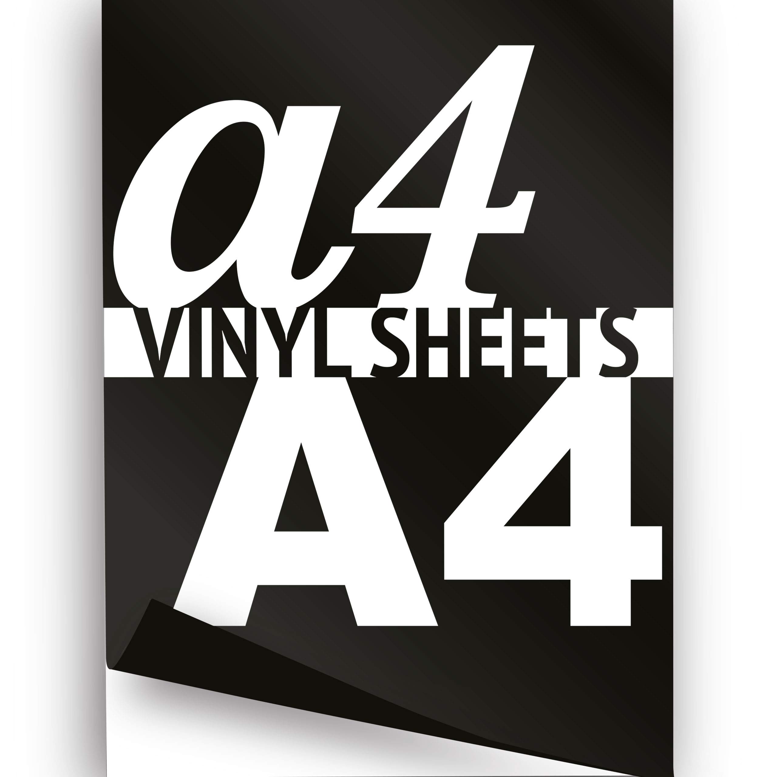 JasonCarlMorgan JCM Graphics A4 Gloss Vinyl 10 Sheets, Black
