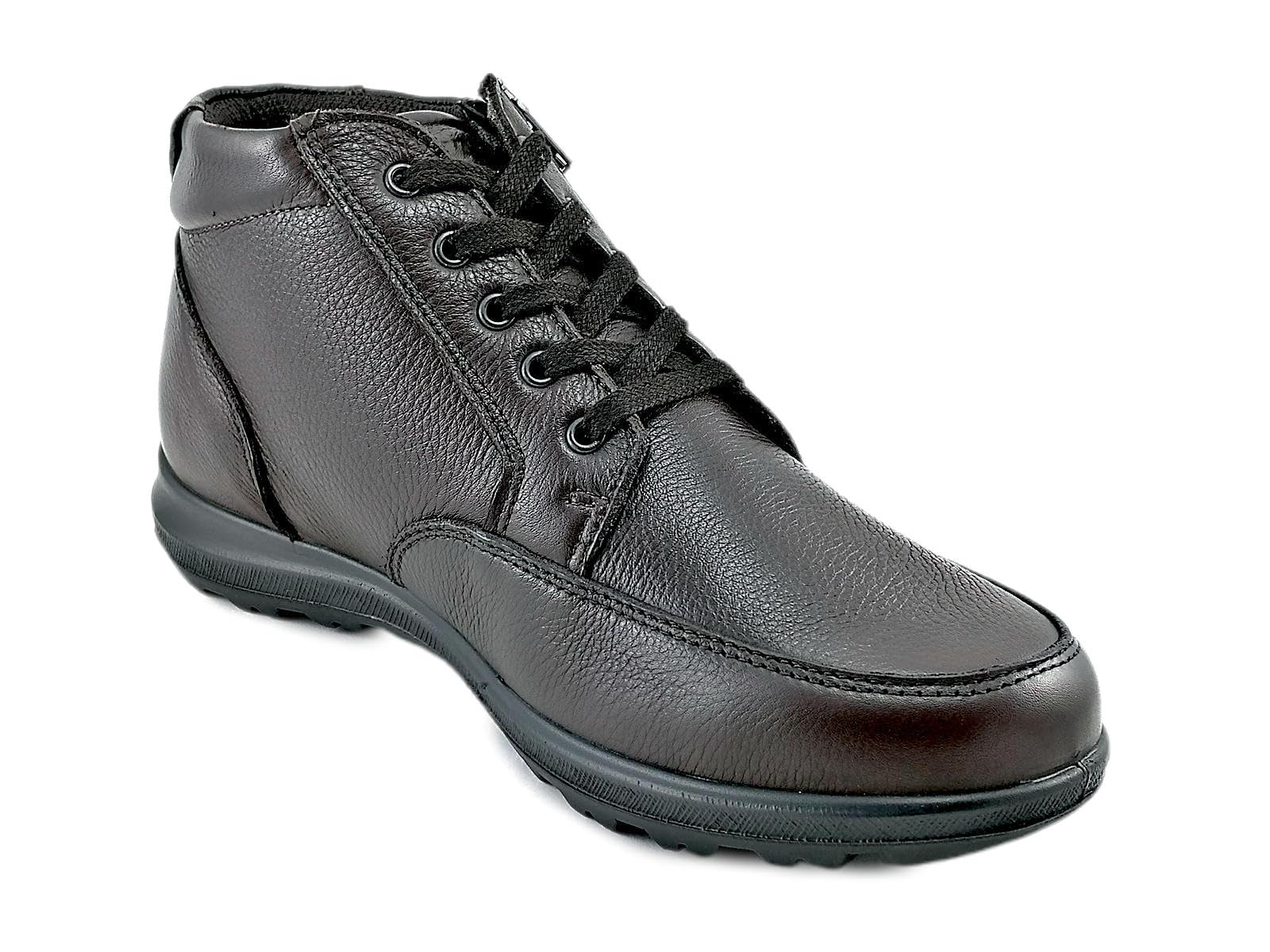 ENVAL SOFT Uomo Scarpe 8722811 Scarponcino in Pelle Lacci e Cerniera