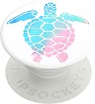 PopSockets Adhesive Phone Grip, Holder, Phone Stand, Turtle - Psychedelic Turtle