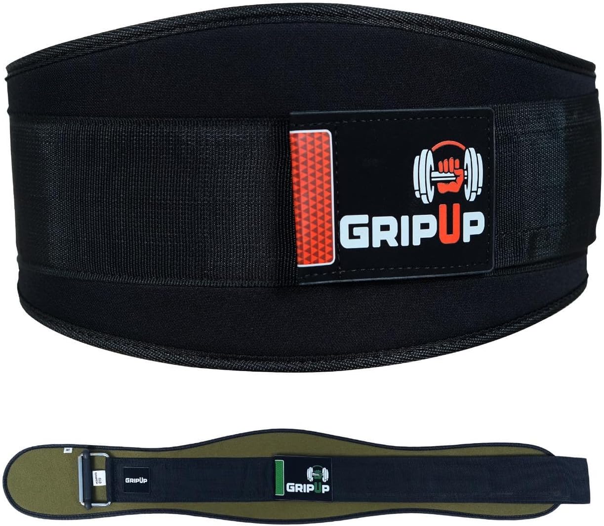 Self Locking Gym Weight Lifting Belt, 6.5” Double Locking Belt Padded Back Support, Olympic Lifting Athletes Fitness Bodybuilding Powerlifting Deadlift Squat Training for Men & Women