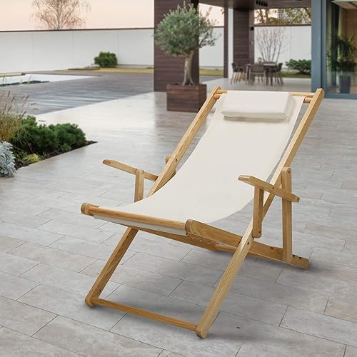 Miniatura 2 de Silla Sling Marco Natural - Lona NaturalTrigo