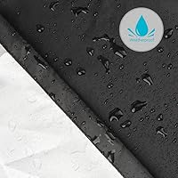 Vista 5 de iCOVER - Cubierta de parrilla de 60 pulgadas para parrilla al aire libre, anti-UV y resistente a la decoloración, fundas impermeables para parrilla