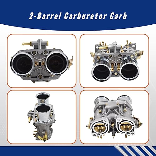 Miniatura 4 de GXYWADY Repuesto de carburador de 2 barriles para VW Beetle Bug Fiat Weber Engine 40 IDF Carb