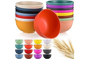 Tioncy Plastic Cereal Bowls: Unbreakable and Versatile for Every Meal