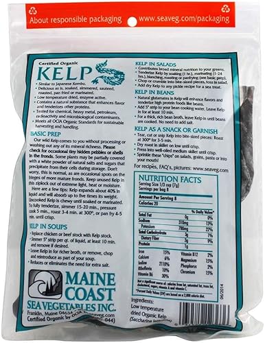 Miniatura 2 de Kelp hoja entera 2 oz costa principal