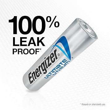 Energizer L91BP-8 Ultimate Lithium AA Batteries (8-Pack)