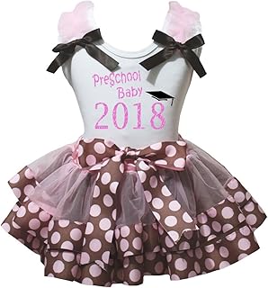 NB-8y - Falda para bebé, diseño de lunares, color marrón y rosa