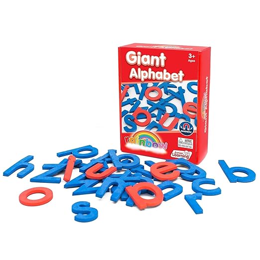 Junior Learning Alphabet Giant Rainbow Set of 26,JL606