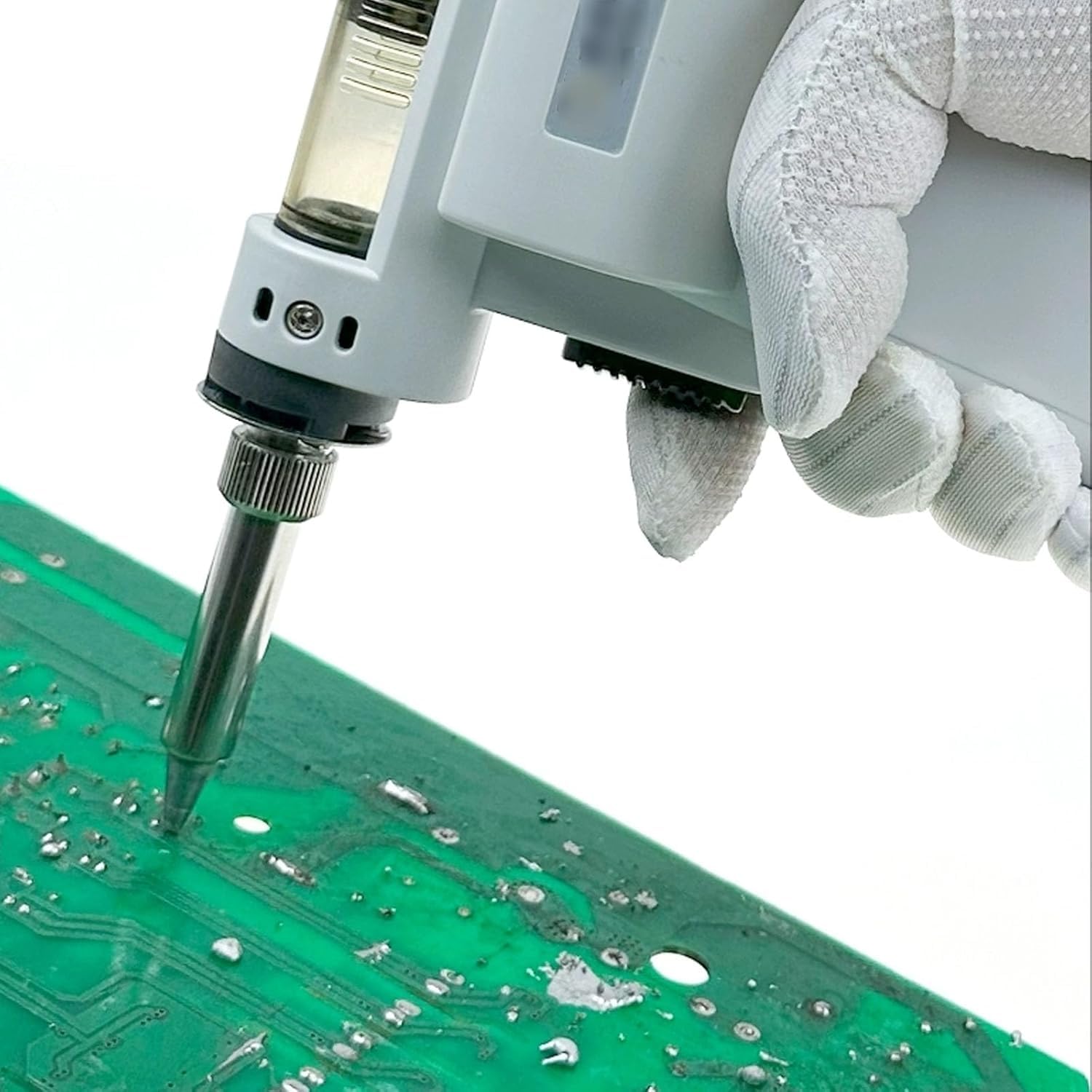 Pistola de soldadura eléctrica, bomba desoldadora al vacío de temperatura ajustable, herramienta de calentamiento rápido para extracción de soldadura a través de agujeros