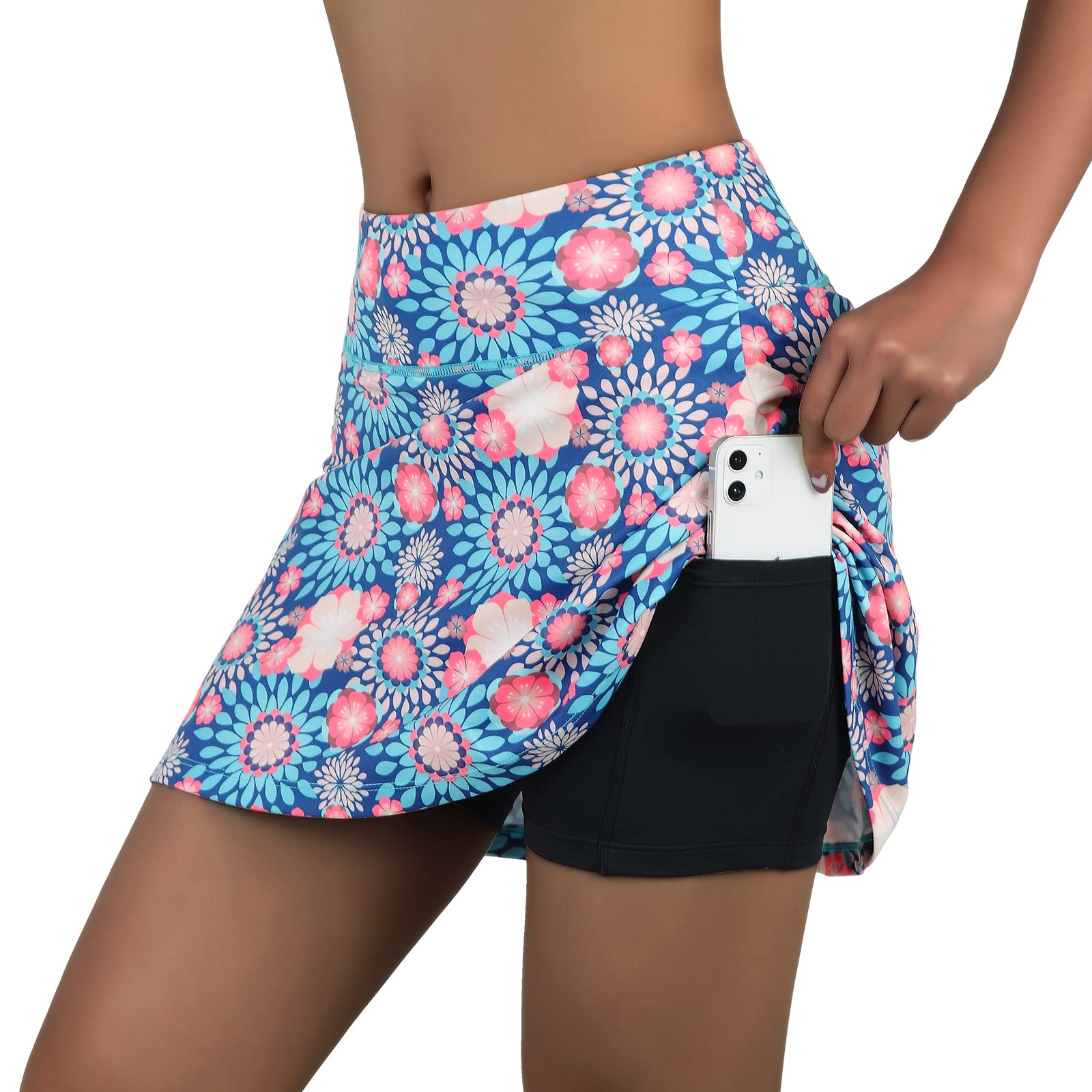 beroy Running Skirts Tennis Golf Skorts for Women - Women Workout Skirts with Pockets